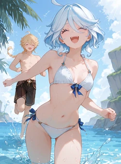 [Kumonogatari] Full Set - Genshin Impact - Furina (50p)(Patreon) (AI Generated)