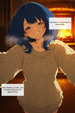 Anna Yanami – Fireside Affection [AI Generated]
