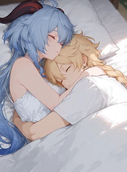 [Kumonogatari] Ganyu (Genshin Impact) (Extended Ver.) (31p)(Patreon) (AI Generated)