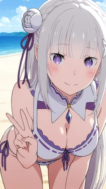 [Timeskipnsfw] Emilia | Re:Zero (Images) [Patreon] [AI Generated]