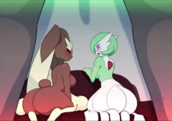 [Tad Shummar] PokeSitter: Gardevoir & Lopunny (Pokemon) (Animated)
