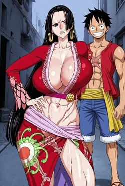 Boa hancock & luffy. What if [AI Generated]