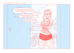 [Thickerwasp] Cassandra's Weight Gain
