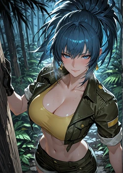 [KALA AI NSFW (VAMA)] - leona heidern (KOF)  < Ai generated >