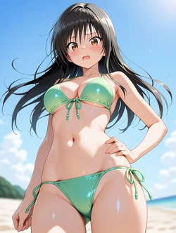 [AI Generated] 古手川唯 水着