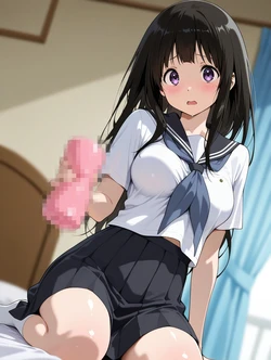 [AI Generated] 千反田える オナホ（163枚） 【無料】