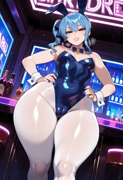 DreamcoreArt - Set 1463 - Hoshimachi Suisei BBC (Patreon) (AI Generated)