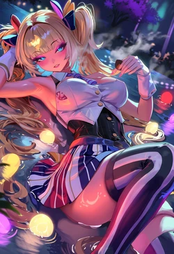 [HenryBoya] Warm Smoky Air, Skirt Slipping [AI Generated]