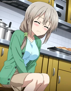18animegirls Tsuki Uzaki (宇崎 月) | kitchen (Patreon) [AI Generated]