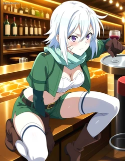 18animegirls Chris (クリス) | Bar (Patreon) [AI Generated]