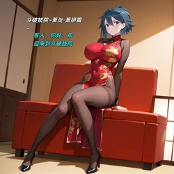 [AI Generated]斗破妓院 巨乳萧炎