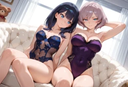 [Scarlet Sky] Takarada Rikka + Mujina [AI Generated]