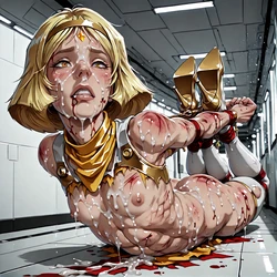 Hardcore Heroine Training Simulator: Gold Sayla Mass [Ai Generated]