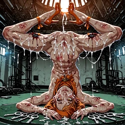 Hardcore Heroine Training Simulator: Orange Ashley Graham [Ai Generated]