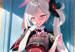 [Poggerrogger] Mutsuki's BBC Correction [Uncensored] [AI Generated]