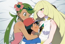 [Dasein] Mallow x Lusamine マオxルザミーネ [AI Generated]