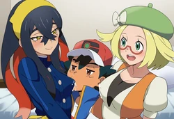 [Dasein] Carmine x Bianca カキツバタxベル [AI Generated]