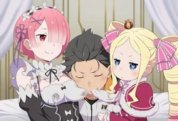 [Dasein] Ram x Beatrice ラム x ベアトリス [AI Generated]