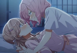 [Pixiv] Gesudere (85305340) - The Lines of Friendship Blur — Angel Ajisai-san Tempts Renako [AI Generated]