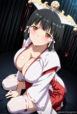 [AIusagichan] 黒獣 カグヤ Kuroinu Kaguya [AI Generated]