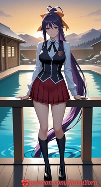 [NatsuYoru] Akeno Himejima (High School DxD) [AI Generated]