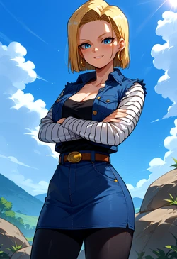 Sephiaton - Android 18 [AI Generated]