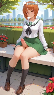 [TsukoNeko] Nishizumi Miho (Girls und Panzer) [AI Generated]