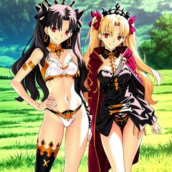 Ishtar,ereshkigal/伊絲塔,埃列什基伽勒(AI Generated)