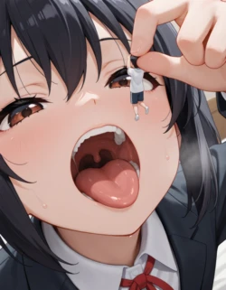 [Diggy_Talls] Azusa vore [AI Generated]