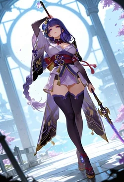 [Lusty Nymphi] [180 Images] Raiden Shogun (Genshin Impact) [AI-generated]
