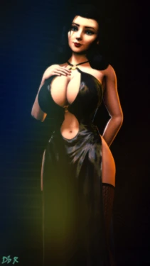 [Deadbolt Returns] Elizabeth Shows Off Her New Black Dress (Bioshock: Infinite)