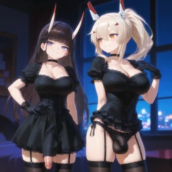 [Silver Turtle] Ayanami x Noshiro set 1 [AI Generated]