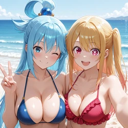 [Romanos575] Aqua 1+2 + bonus Ruby Hoshino [AI Generated]
