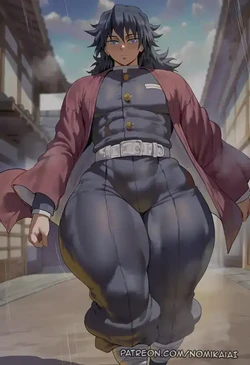 Nomi Kai Does Sanemi really hate Giyu 🤔🍑 [AI Generated]