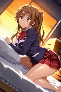 [レオナルドセーブ] 弱みを握られて放課後体育倉庫であれこれされちゃう 丹生谷森夏 [AI Generated]