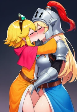 Little Princess and Female Knight [AI Generated]