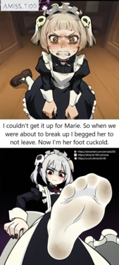 Maries Cuckold (Skullgirls) [Foot Fetish] [AI Generated]