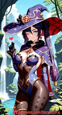 [NatsuYoru] Mona (Genshin Impact) [AI Generated]