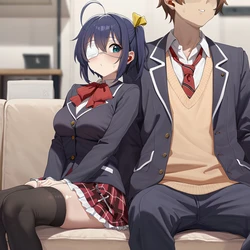 [MilkyMil] 中二病でも恋がしたい [AI Generated]