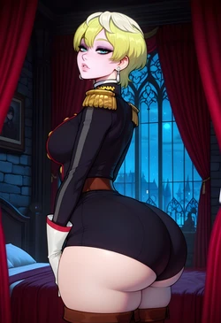 DreamcoreArt - Set 1483 - Tenka Izumo BWC (Patreon) (AI Generated)