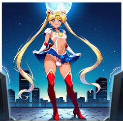 Sailor Moon Futa Growth [AI Generated]