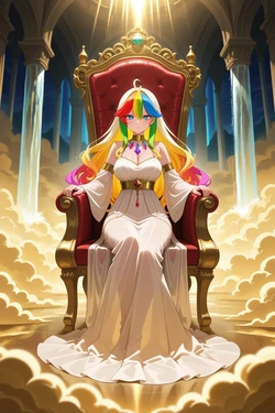 Rainbow Sky Princess [AI Generated]