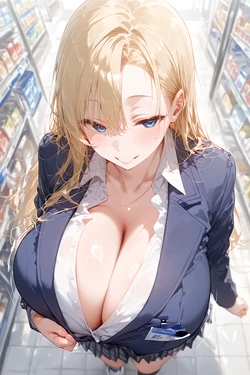 敦也 霧島 Convinience store X Uniform [AI Generated]