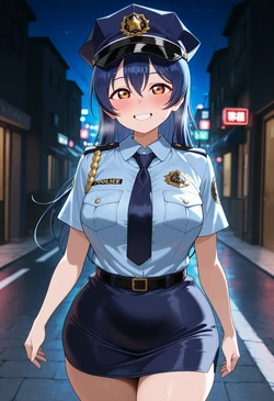 [Nankoai] Umi Sonoda -園田海未-police.woman-toilet-gb- (Patreon) [AI Generated]