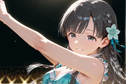 [AI Generated] お題箱 - 小早川紗枝 「水着自家発電」