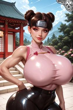 [ByTheBroken1] "Tenten" From "Naruto" [AI Generated]