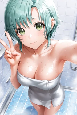 [Sayaka/SayakaSaya] [Request] Hanamaki Towa | Shower (39P) [AI Generated]