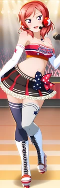 SEN-HWA - Maki Nishikino Cheerleader (AI Generated)
