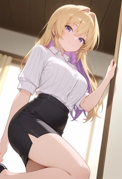 [NeekoSan] Azusa Kannawa 鉄輪梓 (Bukiyou na Senpai.) [AI Generated]