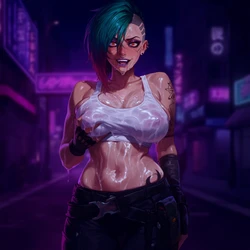 NovaxiAi AI Generated Judy Used By Night City 134PC
